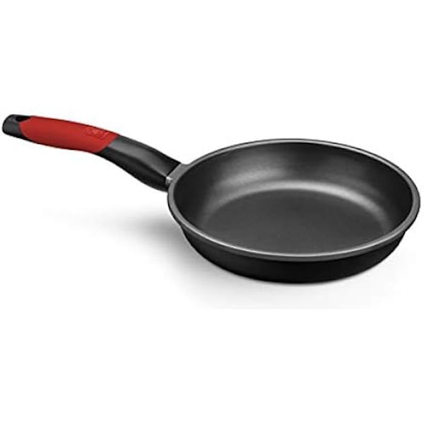 BRA Premiere - 30 cm valetusta alumiinista valmistettu paistinpannu - 3 kerrosta vahvistetulla tarttumattomalla pinnoitteella ilman PFOA:ta - Sopii k Svart och röd