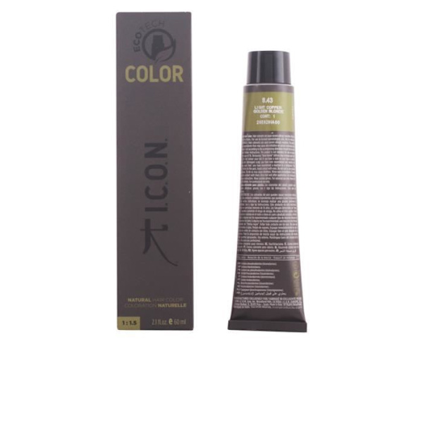 Eau de toilette I.c.o.n. ECOTECH COLOR #8.43 vaalea kupari kultainen blondi 60 ml Sekoitettu