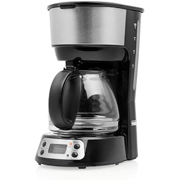 Tristar Elektrisk kaffebryggare, för 4-6 koppar, varmhållningsfunktion, automatisk avstängning, anti-droppsystem, filter Svart
