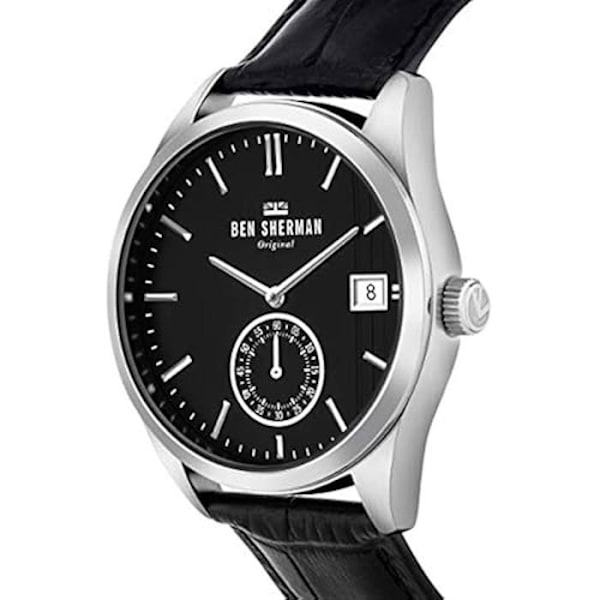 Ur - BEN SHERMAN - WB039BB - Analog - Kvarts - Sort læder Svart