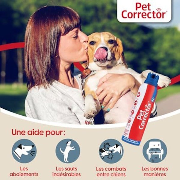 Pet Corrector Hundetræningsspray - hjælper med at kontrollere uønsket adfærd: gøen, hoppe, madtyveri,