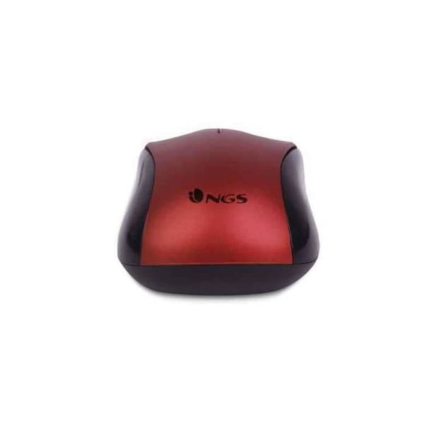 Optisk Mus - NGS - KABLET - 1200 DPI - Rød - Kabel 1,3 m Sort