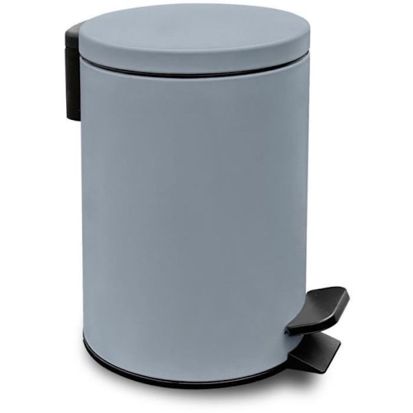 Affaldscontainer til badeværelse - I DAG - NYTTIG - 3 L - Ø 17 x H 25 cm - Polypropylen - Blød Blå Blå