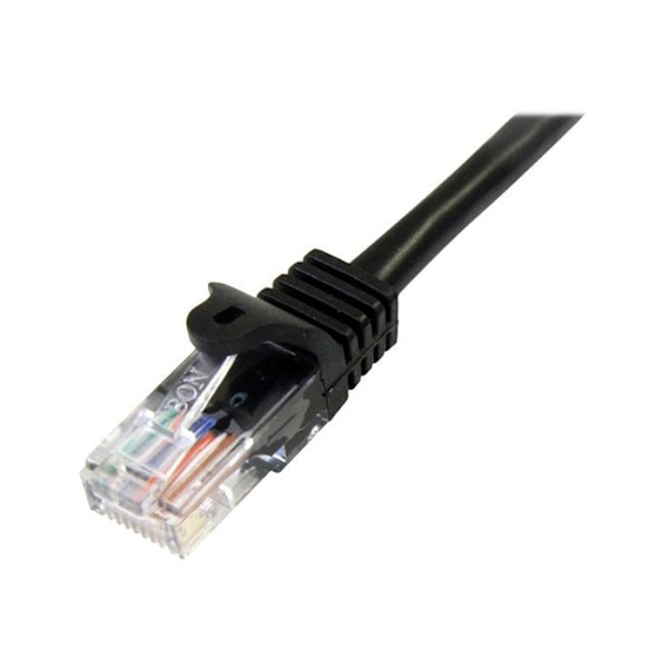 STARTECH Cat5e UTP-netværkskabel - Hookless - 5m - Anti-Snag RJ45 Ethernet-ledning - Patch-kabel - M/M - Sort