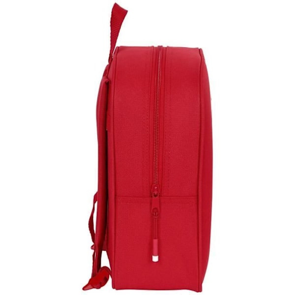 Ryggsäck - SAFTA - Granat - Röd - 22x27x10 cm - Anpassningsbar till vagnar Röd