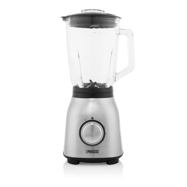 Princess 212091 Blender i rustfrit stål 1000 - fire hastighedsindstillinger - 1.5 L