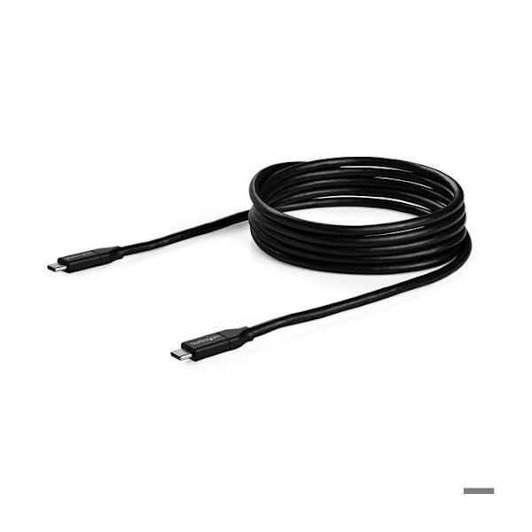 USB-C til USB-C STARTECH - Power Delivery 5A - 2m - Sort