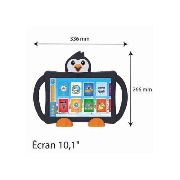 LOGICOM Touch Tablet Logikids 10,1" Til Børn Fra 3 til 8 År 32 Go Sort
