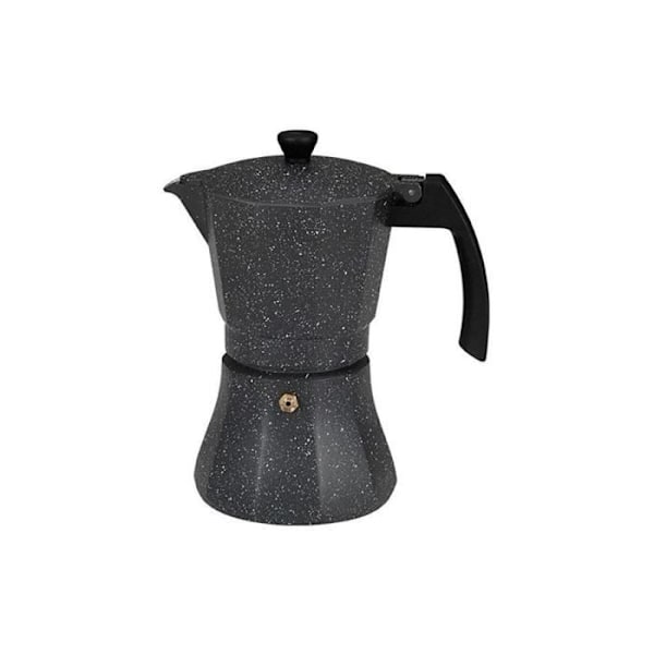 Kaffebryggare - EDM - Aluminium - 9 koppar - Kompatibel med alla typer av kök - Svart Svart