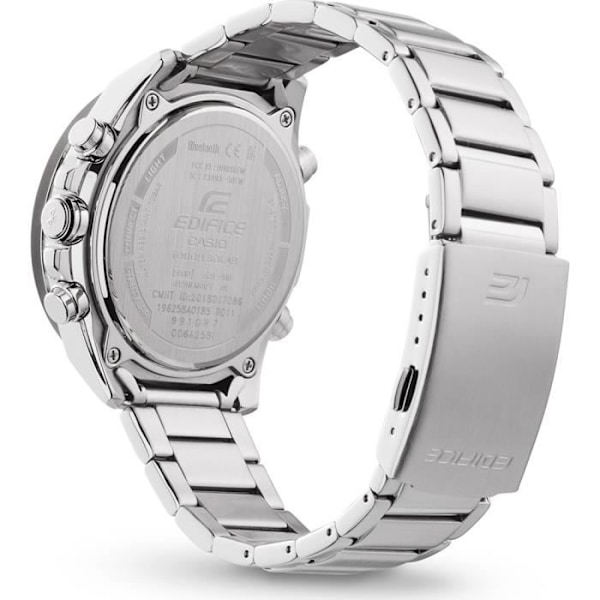 Ur - CASIO - ECB-10DB-1A9EF - Rustfrit stål - Vandafvisende 10 bar - Dobbelt display Pengar