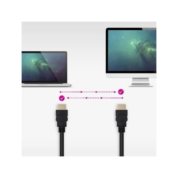 Nanokabel højhastigheds HDMI/HEC-kabel, A/M-A/M, sort, 10 m