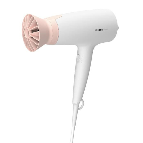 Philips 3000 series BHD300-00 1600 W vaaleanpunainen, valkoinen hiustenkuivaaja - Ilma-ionisaattori - Unisex Rosa, Vit