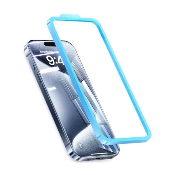 Beskyttelsesglas Vention KUMTCA-10 til iPhone 15 + Installationsværktøj