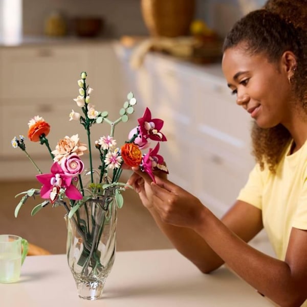 LEGO Botany 10342 Den smukke buket lyserøde blomster - Byggesæt til voksne Flerfärgad