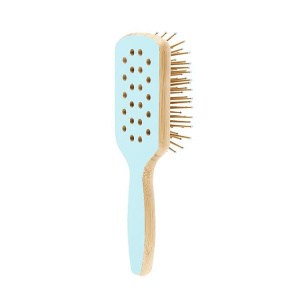 Brosse Paddle Mini - Ilu Bamboom - Unisex - Kompakt - Børster lavet af bambus - Blødhed
