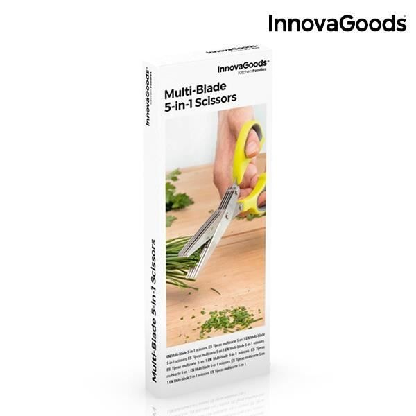 InnovaGoods 5 in 1 monileikkaavat keittiösakset