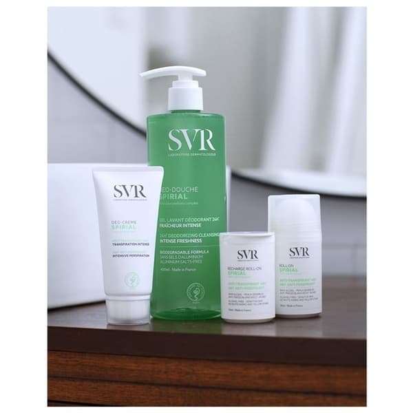 Spray antitranspirant - SVR - Spirial - 75 ml - Effektivitet 48 timer - Høj tolerance - Tør finish
