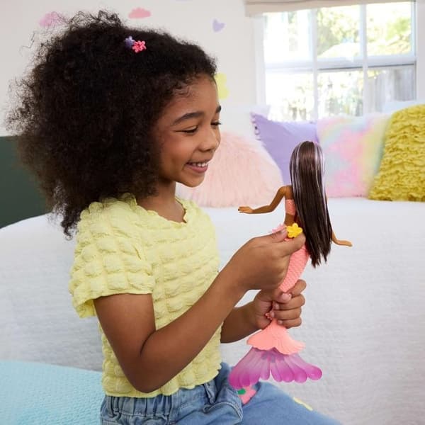 Søpapegøje - Barbie - Blomster Magi - Blomster Udfolder Sig - Vand Leg - Multifarvet Irisé, gradient