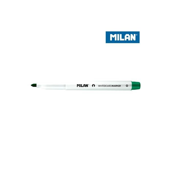 Whiteboard tuscher - Milano - Æske med 12 - Grøn - Rund spids - ø3,7mm Grön