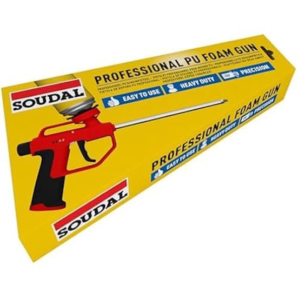Vaahtopistooli - Soudal - DIY - Tukeva ja kestävä - Sujuva toiminta