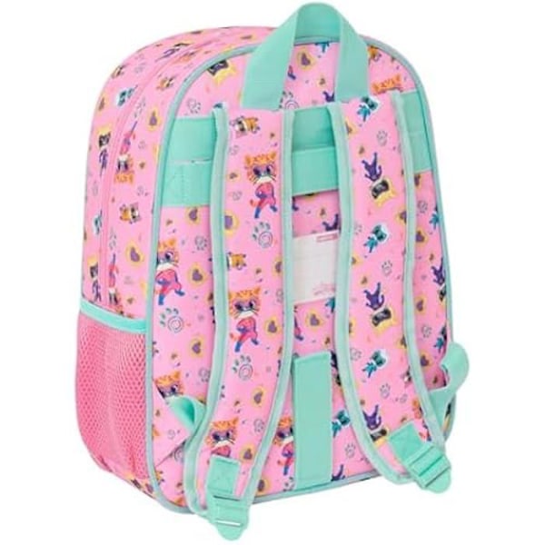 Skolryggsäck - SAFTA - SUPERKITTIES - Bekväm och mångsidig - 26 x 11 x 34 cm - Unisex