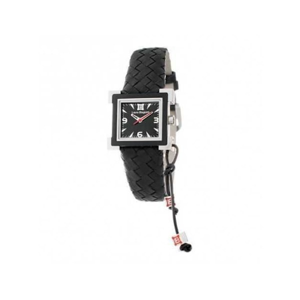 Dameur - Laura Biagiotti - LB0040L-01 - Ø 29 mm - Sort Læder - Kvarts Svart