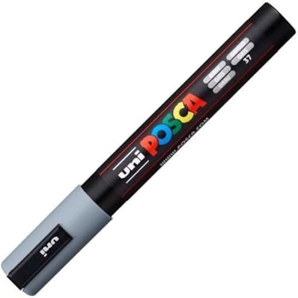 OSAMA Posca Metal MPC5MGR markör med grått bläck - 2500mm maximal slaglängd Grå