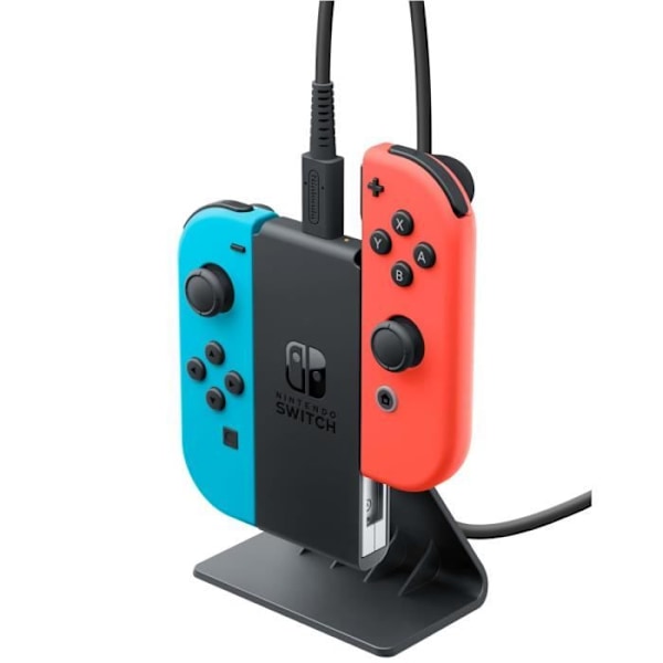 Ladestation til Joy-Con og NES-controllere • Nintendo Switch-tilbehør Svart