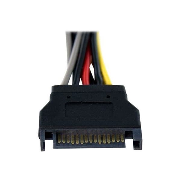 SATA Power Y Splitter 15 cm - STARTECH - Kabeladapter - 1x SATA til 2x SATA