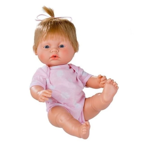 Berjuan vauvanukke Vastasyntynyt blondi 38 cm tyttö Elfenben