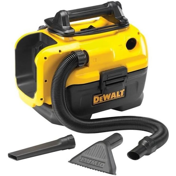 Aspirator 54V XR FLEXVOLT (uden batteri eller oplader) i kartonæske - DEWALT - DCV584L Sort, Gul