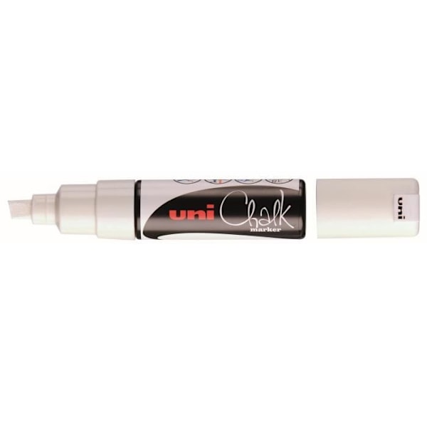 Kritmarker - UNIBALL - CHALK Marker PWE8K - 8mm - Utökningsbar - Opaque Vit