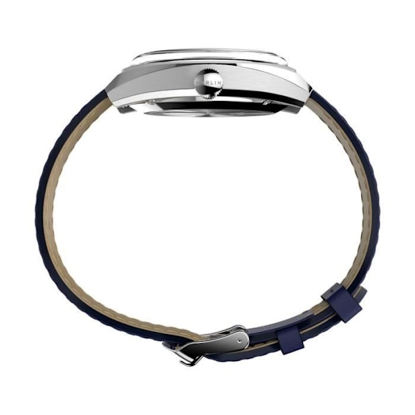 Timex herrklocka - TW2V61900 i blått läder - Diameter 39 mm - Vattentät 5 ATM Blå