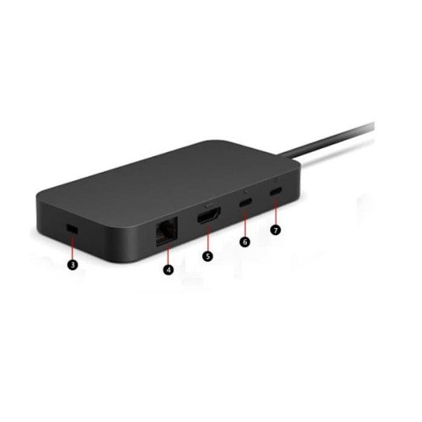 Dockingstation - Microsoft - Surface Dock 3 - 3 års garanti - Original