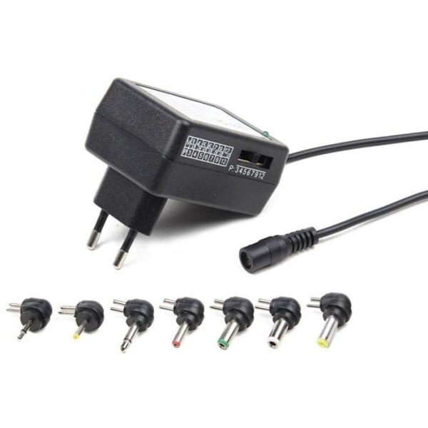 Unavngivet adapter 3 - 12 V-1 A Sort