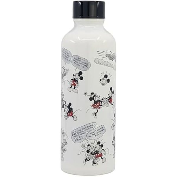 Återanvändbar vattenflaska - STOR - Mickey Mouse - 755 ml - Aluminium - Sprut-säkerhet