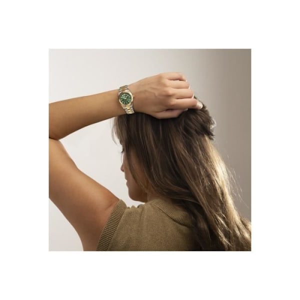 Montre - LOTUS - Freedom - Tof Bicolore - Vandtæt 10 Atm - Grøn Urskive Grön, Silver