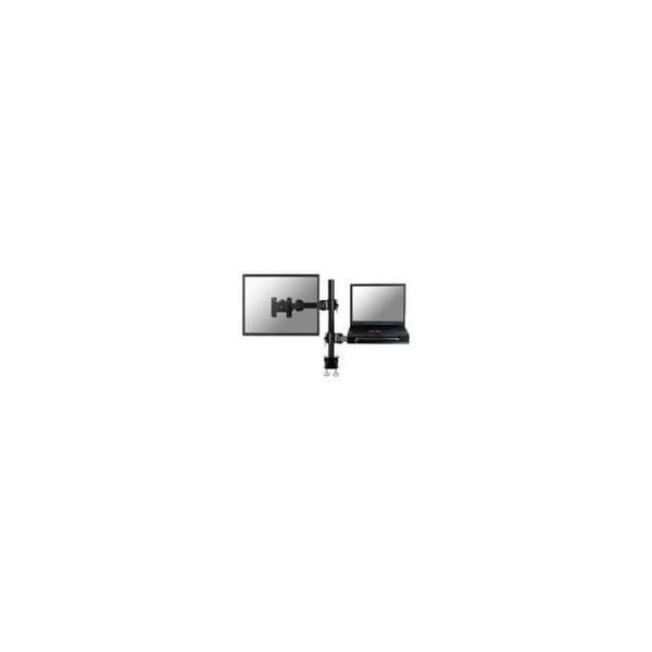 Support til montering på skrivebord - NEWSTAR - FPMA-D960NOTEBOOK - Sort - Justerbar arm - Skærm 10-27 tommer