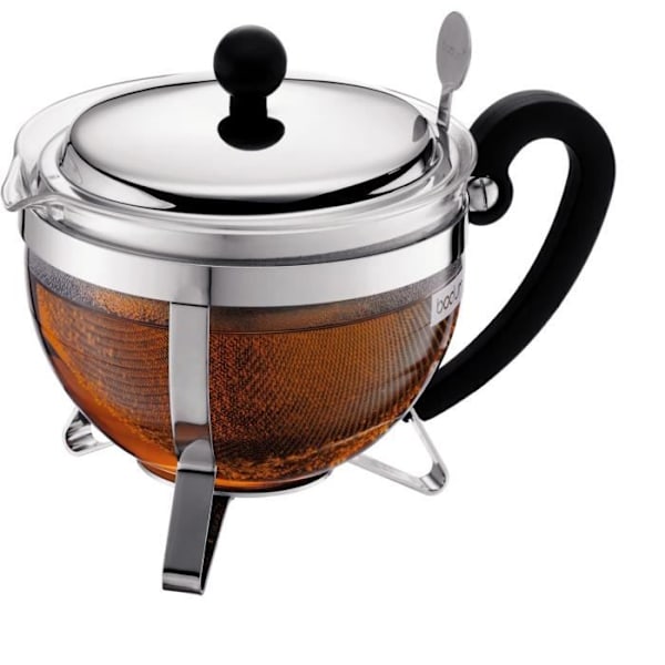 Teekande - BODUM - Chamboard - Siieve i rustfrit stål - 1 l - Blank Lysande