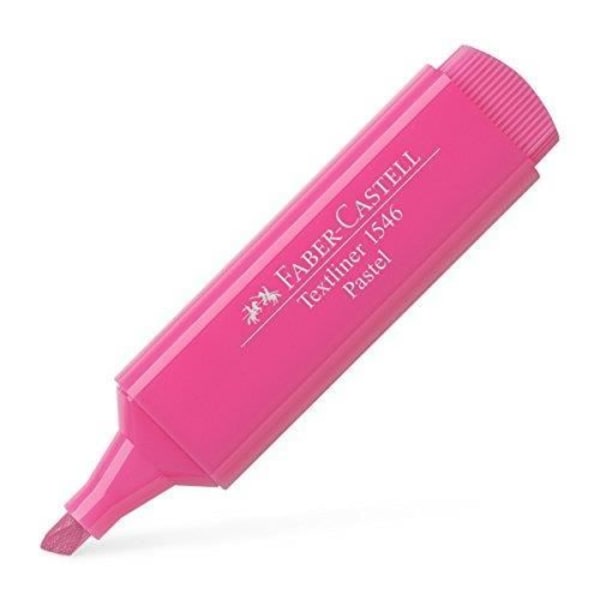Faber-Castell Box, jossa 10 TEXTLINER 1546 pastellisävyistä korostusmerkkiä, pastellin pinkki - 154654