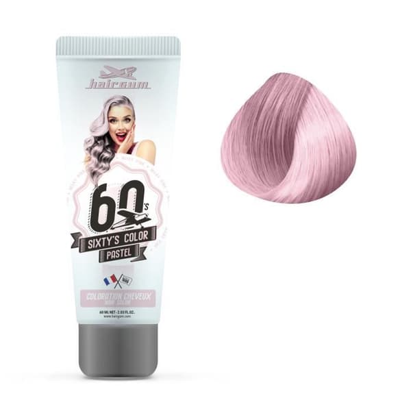 Semi-permanent farvning - Hårgummi - Mælkelyserød - Ammoniakfri - Creme - Blandet Mælkerød
