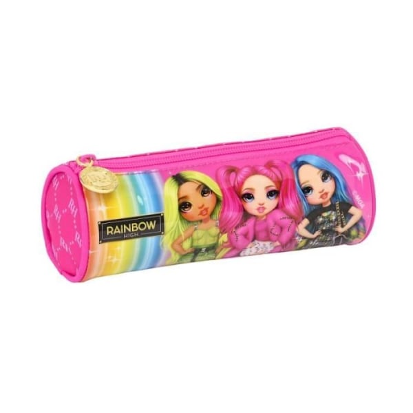 Cylindrisk penalhus Rainbow High Fuchsia (20 x 7 x 7 cm)