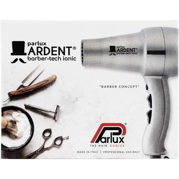 PARLUX Ardent Barber Tech Ionic hårtørrer - Luftstrøm 61 m3/h - 1800 W - Grå Grå