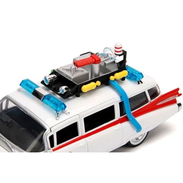 GHOSTBUSTERS Figur - ECTO-1 - 1:24 - Hvid, sort og rød - Blandet - Barn Hvid, sort og rød