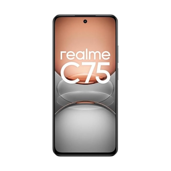 Realme C75 4G 8 Go/128 Go Musta (Storm Black) Kaksois-SIM