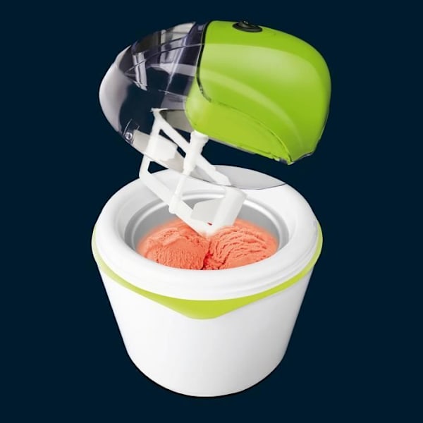 Sorbetmaskine - TAURUS - Tasty'n Cream - 12W - Kapacitet 1,5L - Dobbelt rotationsretning - Bog med 8 opskrifter