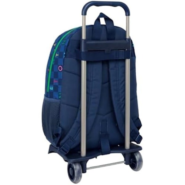 Skolväska - SAFTA - Benetton DAMERO - Stor modell med vagn - Bekväm - För barn