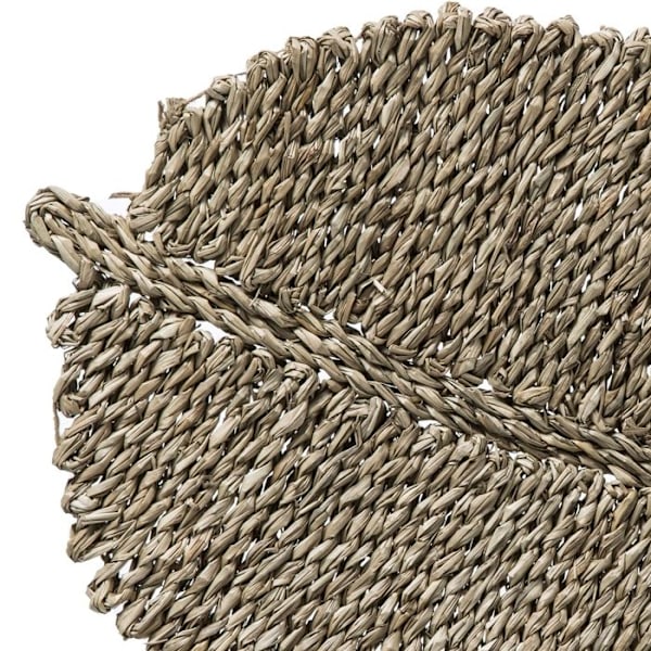 Reed tabletti "Leaf" 33x48cm Natural Naturlig