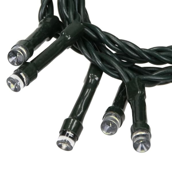 320 LED fast lys guirlande - Varm hvid - 27m - Indendørs - El Vit varm