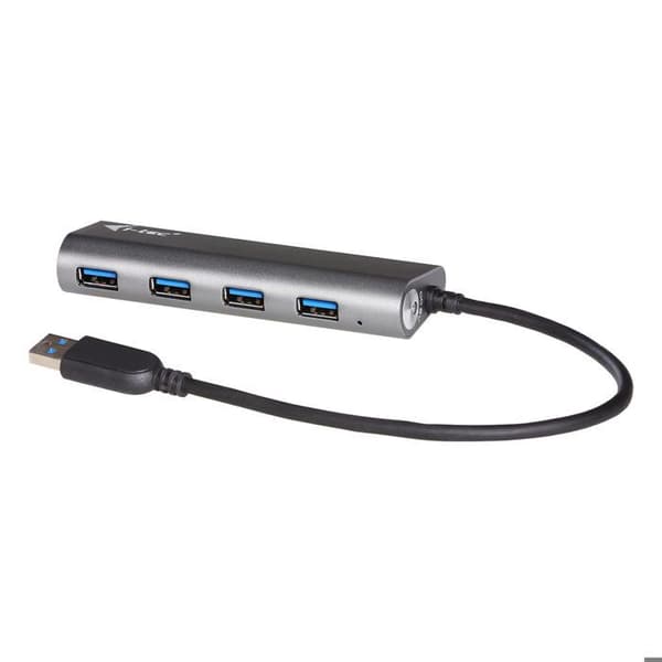 USB Hub - I-TEC - Metalli - 4 Porttia USB 3.0 - Ulkoinen - PC, Mac